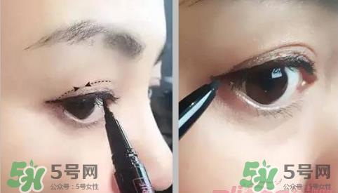 画眼线怎样不晕染?画眼线的方法