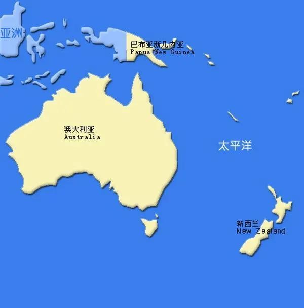 大洋洲在哪里，大洋洲有哪些国家面积排名简介-