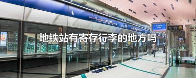 ​地铁站有寄存行李的地方吗
