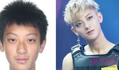 黄子韬出道前照片对比  看看哪里有不同