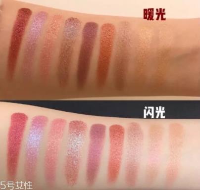 huda beauty沙漠盘色号试色