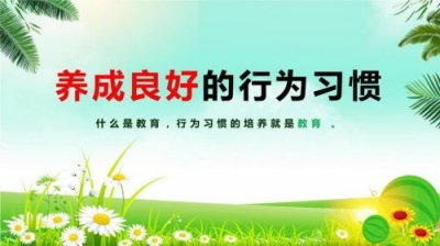 养成良好的行为习惯(养成良好的行为规范国旗下讲话)