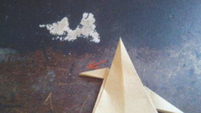 如何叠千纸鹤,怎么叠千纸鹤一步一步教简单图13