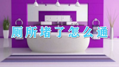 蹲坑堵了怎么疏通 卫生间堵了用什么方法疏通