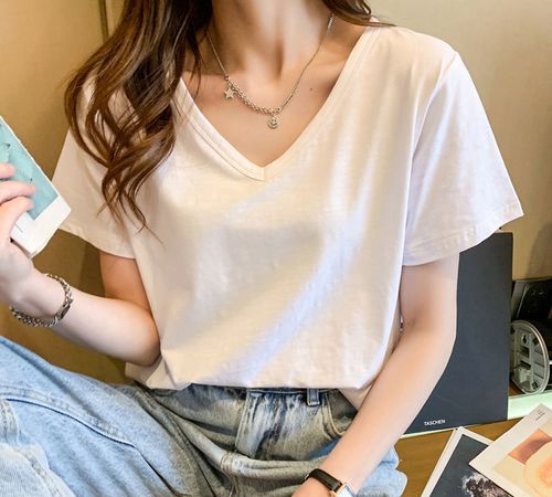 v领裙子领口太低怎么办太低怎么改有图