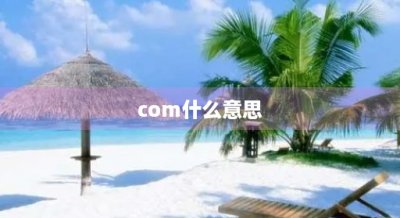 ​com什么意思(come什么意思)
