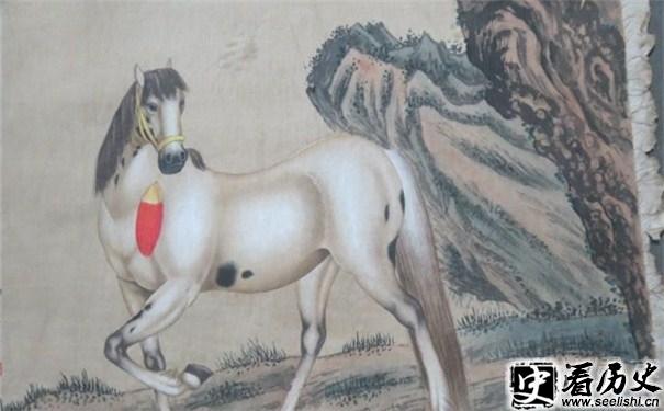 郎世宁《十骏图》之一