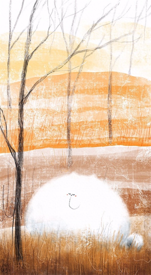 壁纸|可爱的一条小团团