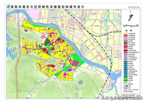 高清!河南省信阳市城市总体规划图,信阳人收藏了。