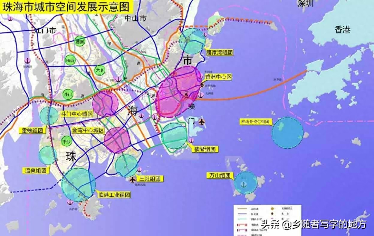 广东——珠海市城市总体规划图