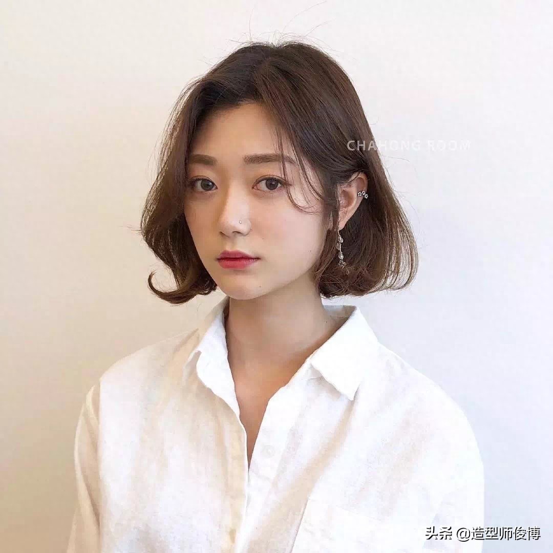 2020流行韩式短发c卷发型，高级感十足