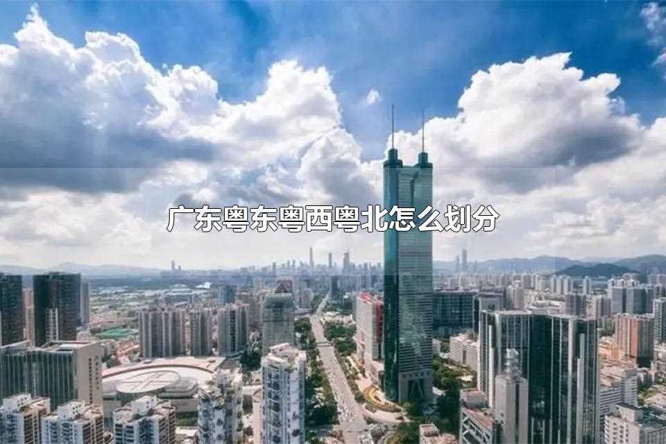 广东粤东粤西粤北怎么划分(广东分为粤东粤北粤南粤西)