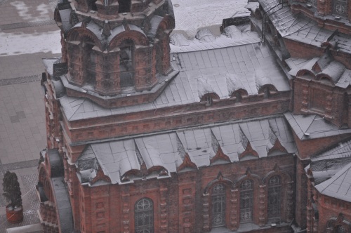 哈尔滨下雪了，景色太美了