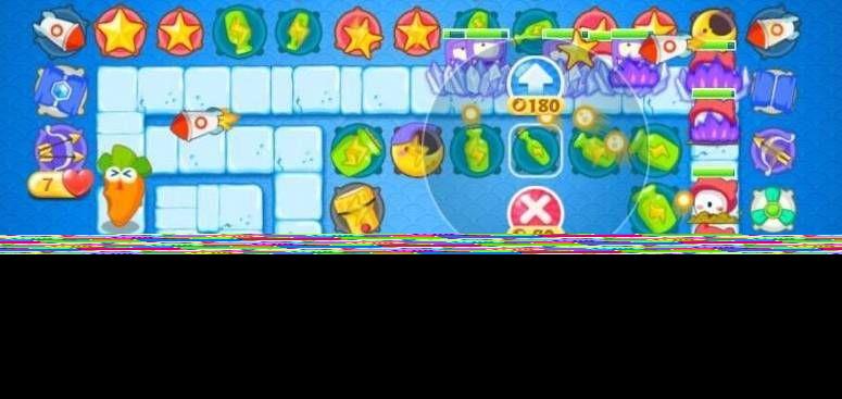 保卫萝卜2第35关攻略,保卫萝卜2第35关满分通关教程