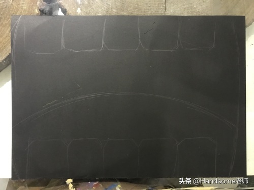 幼教之创意美术课程:沥粉画色彩构成——牙齿大街的新鲜事