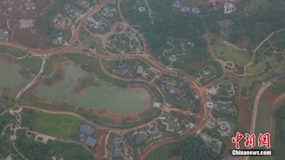 广西南宁园博园“初露芳容”